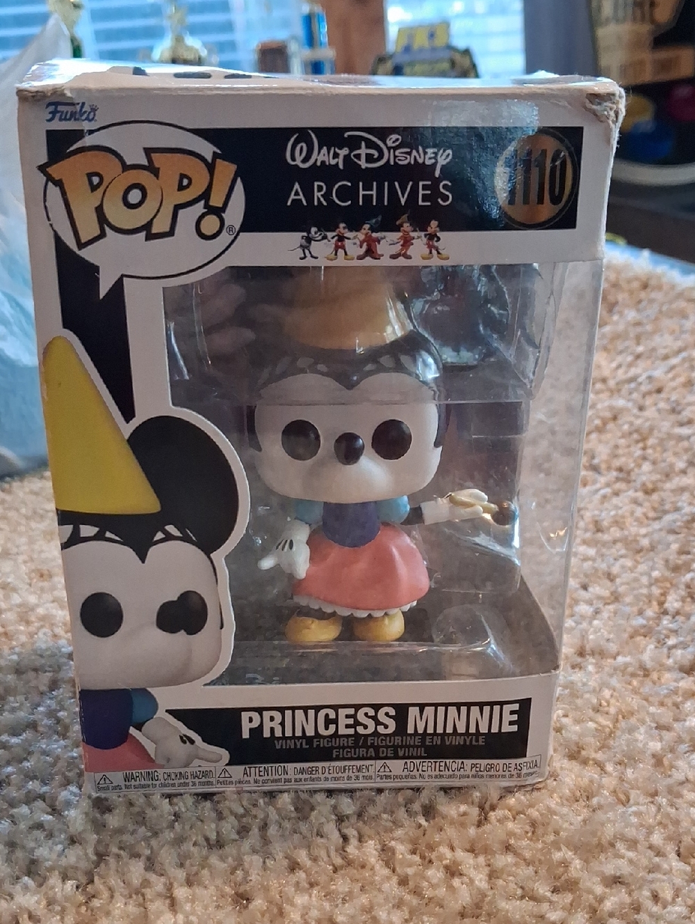 Funko Princess Minnie Vinyl Figure - Pink Dress, Yellow Shoes
